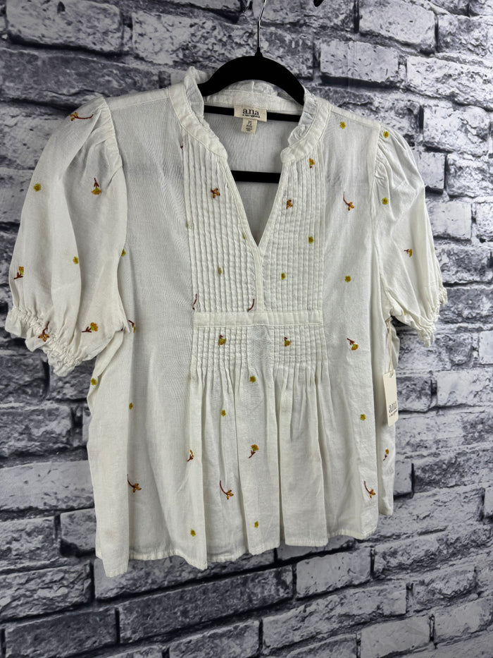 a.n.a. Floral Blouse