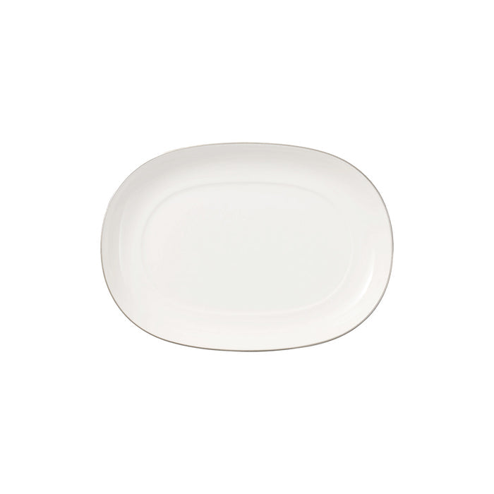 Anmut Platinum Pickle Dish/Saucer Sauceboat 20cm
