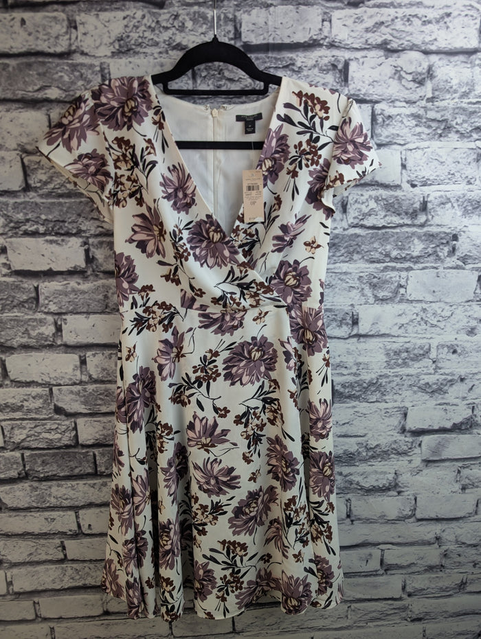 Ann Taylor Factory Mauve Floral Dress
