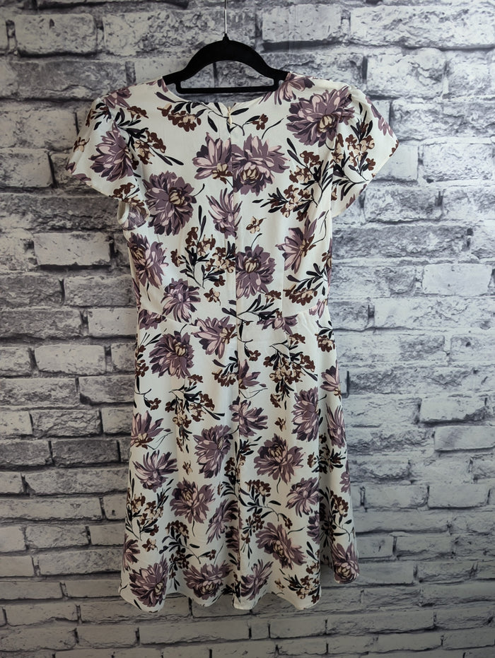 Ann Taylor Factory Mauve Floral Dress