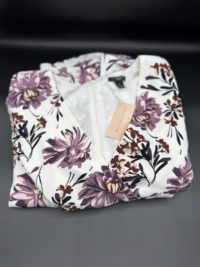 Ann Taylor Factory Mauve Floral Dress