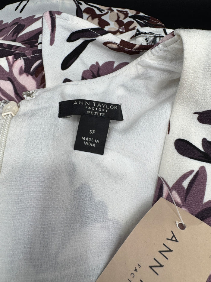 Ann Taylor Factory Mauve Floral Dress