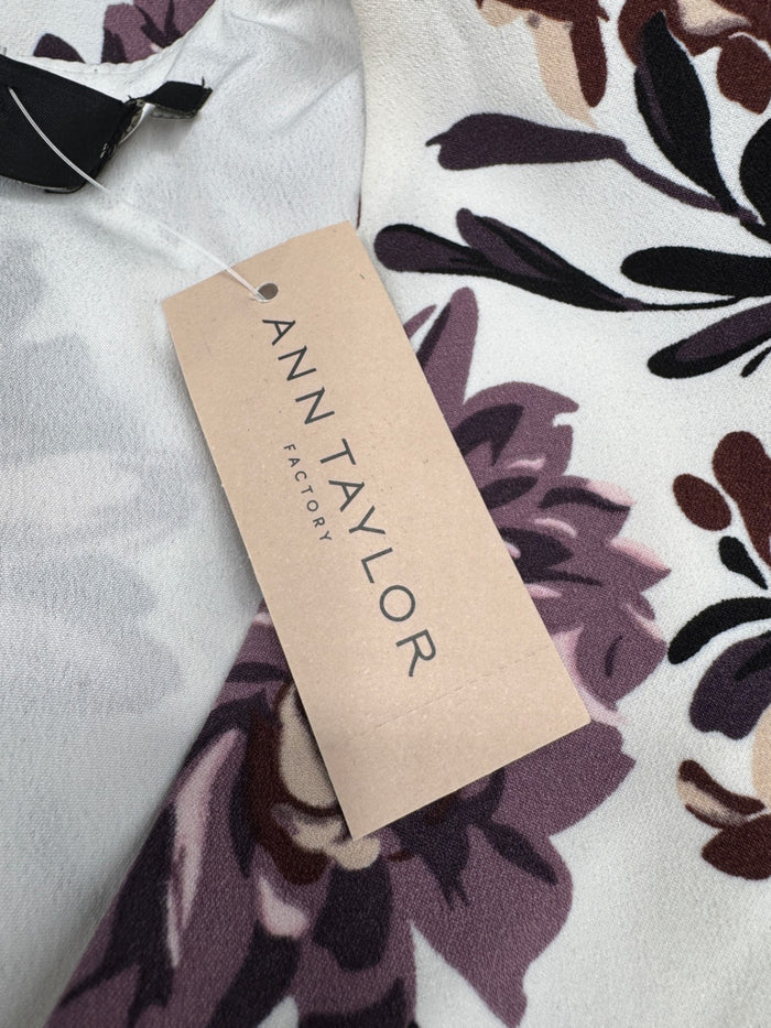 Ann Taylor Factory Mauve Floral Dress
