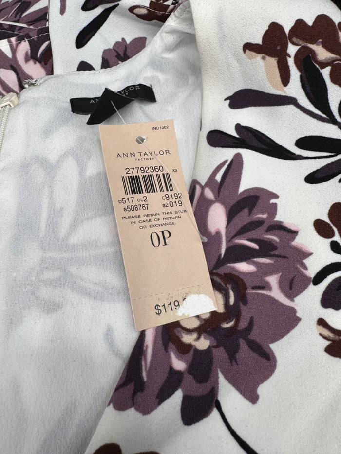 Ann Taylor Factory Mauve Floral Dress