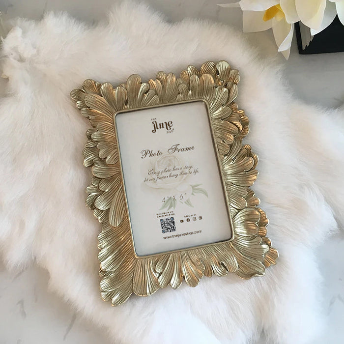 Arcane Petal Accent Photo Frame Desk Photo Frame The June Shop