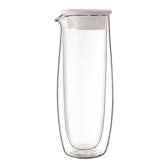 Artesano Hot & Cold Beverage Glass Carafe With Lid