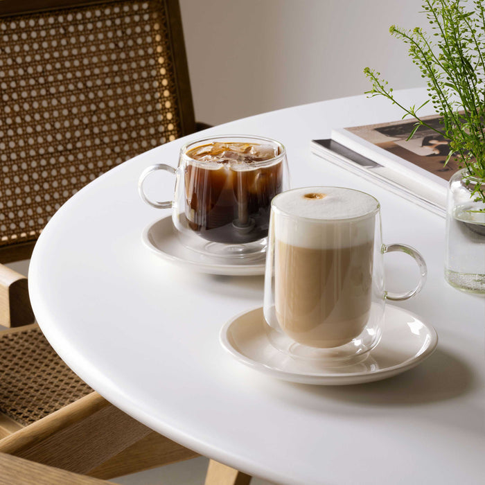 Artesano Hot & Cold Latte Glass 360 ml, Set Of 2