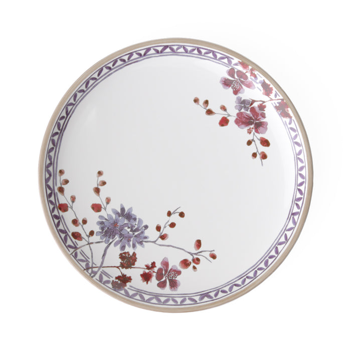 Artesano Provencal Lavender Flat Plate-Floral 27 cm