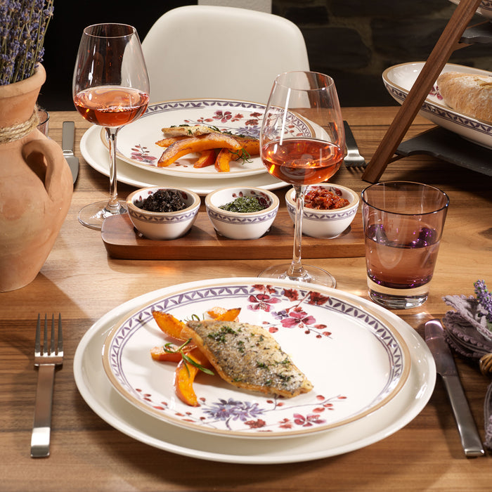 Artesano Provencal Lavender Flat Plate-Floral 27 cm
