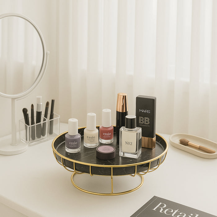 Artistic Ebony Organiser Centerpiece
