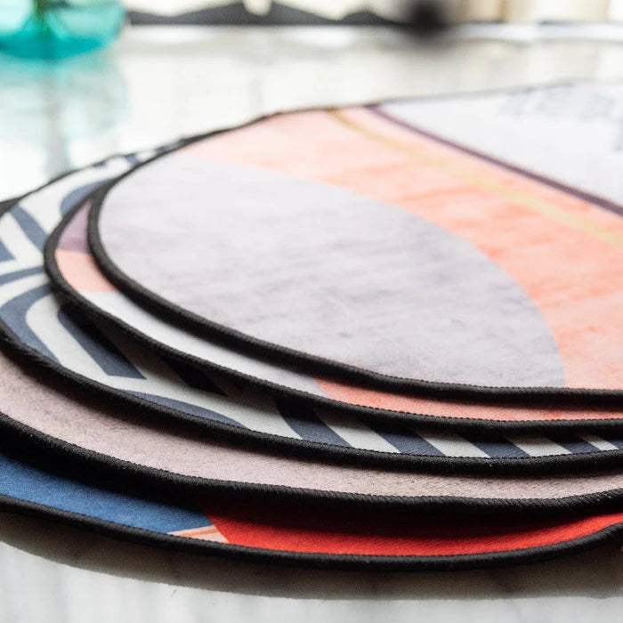 Artistic Patch Designer Oval Rugs Designer Oval Rugs June Trading