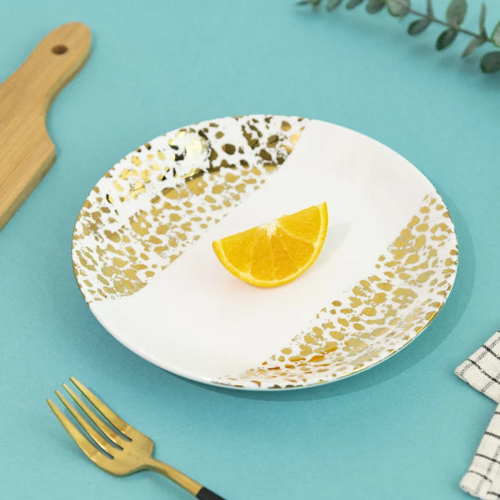 Aurulent Patches Serving Plate Starter Plates June Trading