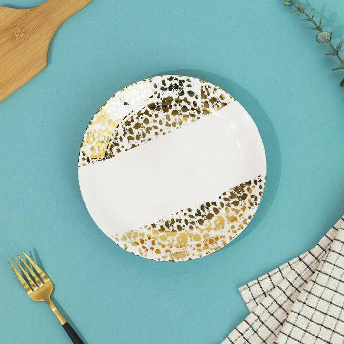 Aurulent Patches Serving Plate Starter Plates June Trading