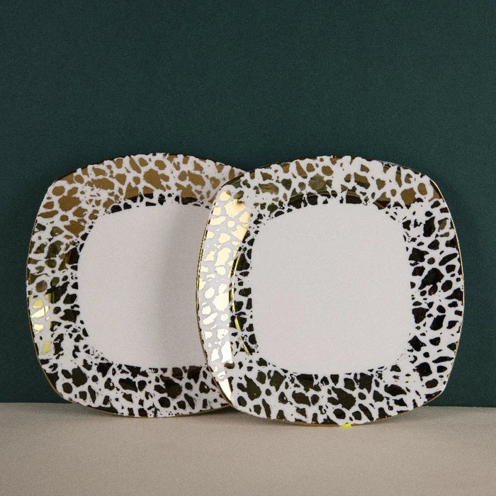 Aurulent Patchwork 18 Piece Plate Set Dinner Sets June Trading