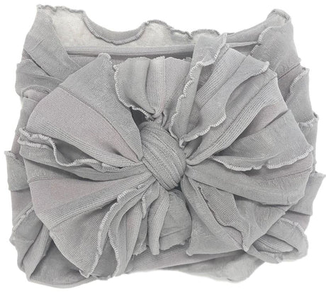 Awesome Ruffled Headband -Sterling