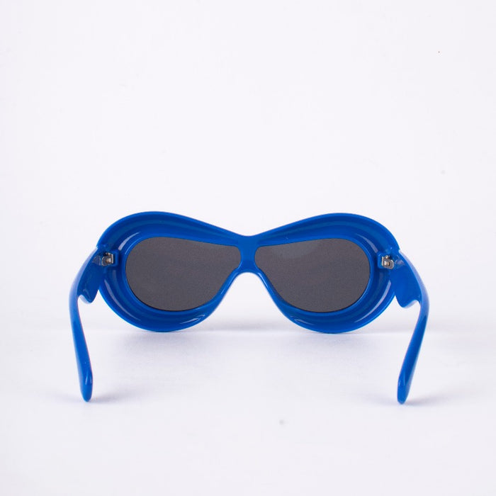 Azure Blue Groovy Glare Kids' Sunglasses