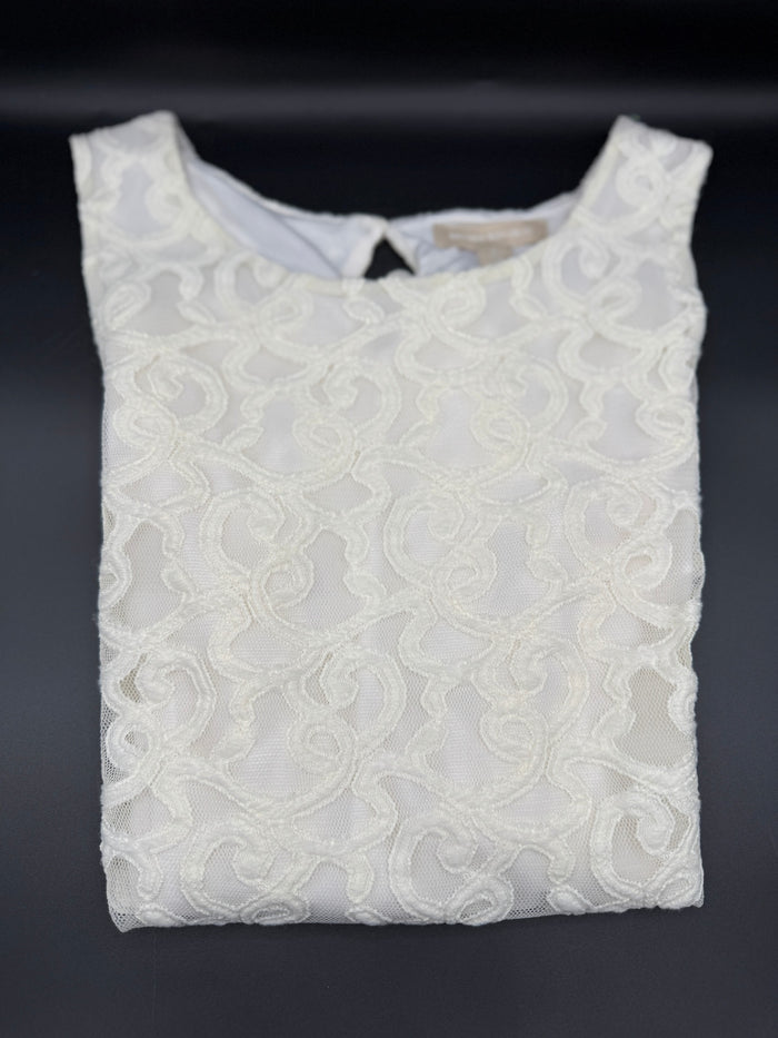 Banana Republic Ivory Lace Tank Top