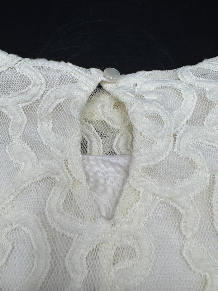 Banana Republic Ivory Lace Tank Top