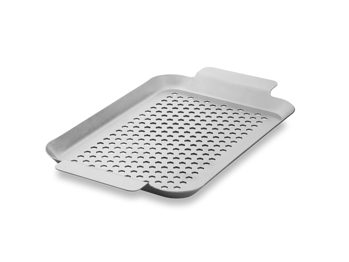 BBQ-SCHALE AUS EDELSTAHL 33×18 CM - 1