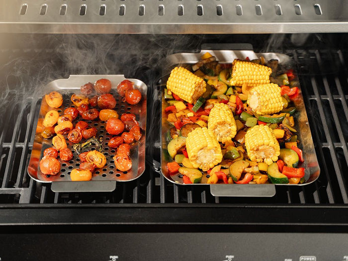 BBQ-SCHALE AUS EDELSTAHL 33×18 CM - 4