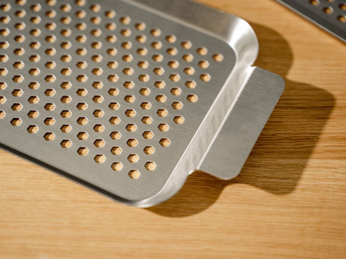 BBQ-SCHALE AUS EDELSTAHL 33×18 CM - 5