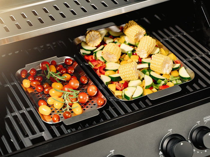 BBQ-SCHALE AUS EDELSTAHL 43×25 CM - 4