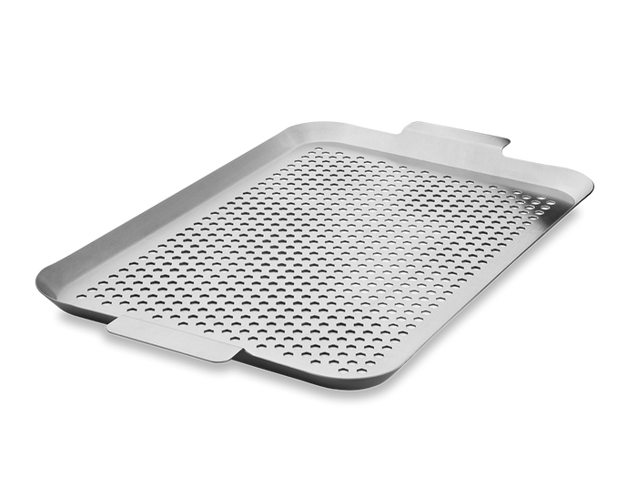 BBQ-SCHALE AUS EDELSTAHL 50×30 CM - 1