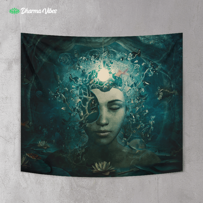 Beautiful and Broken by Cameron Gray Visionary Tapestry