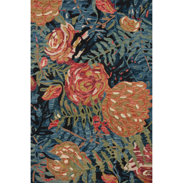 Belladonna Black Fiesta Area Rug - Rugs by Roo