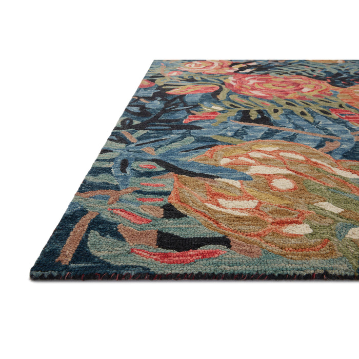 Belladonna Black Fiesta Area Rug - Rugs by Roo