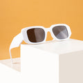 Big Pop White Frame Sunglasses