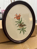 Bird on Lily Cross Stitch