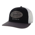 Black and Grey Legacy Mid-Pro Trucker Hats with Oyster leather patch
