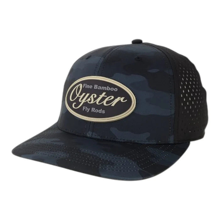 Black Camo Legacy Reclaim Mid-Pro Hat with Rubber Oyster Patch