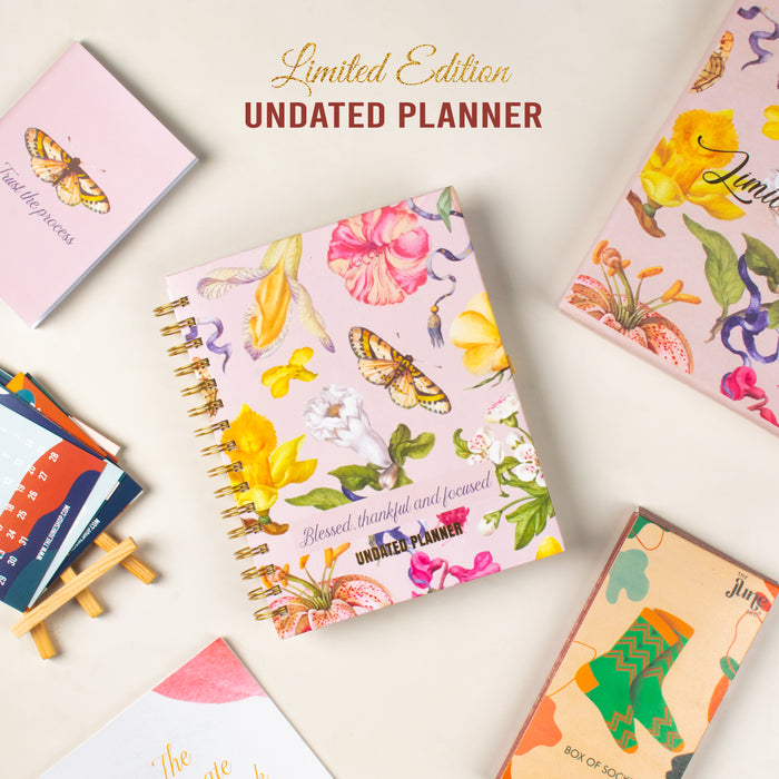 Blessed, Thankful & Focused — Limited Edition Undated Planner