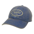Blue Legacy 6-panel hat with embroidered Oyster logo