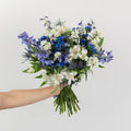 Blue Magic Flower Bouquet Close Up - Image