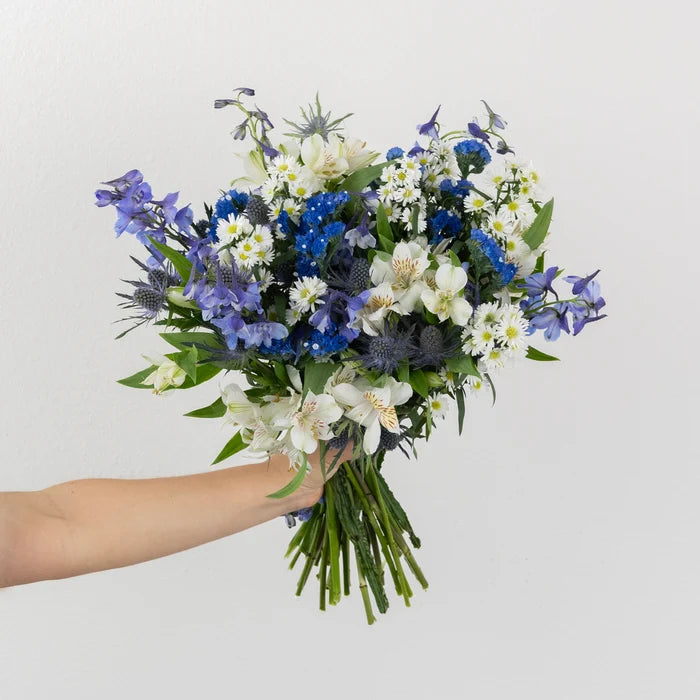 Blue Magic Flower Centerpiece Vase - Image