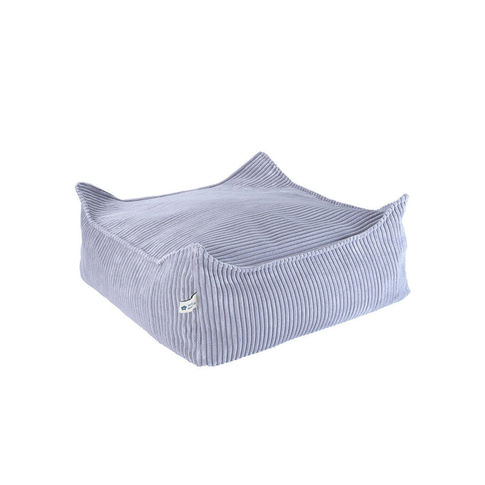 Wigiwama Blueberry Blue Square Ottoman at Rugs by Roo