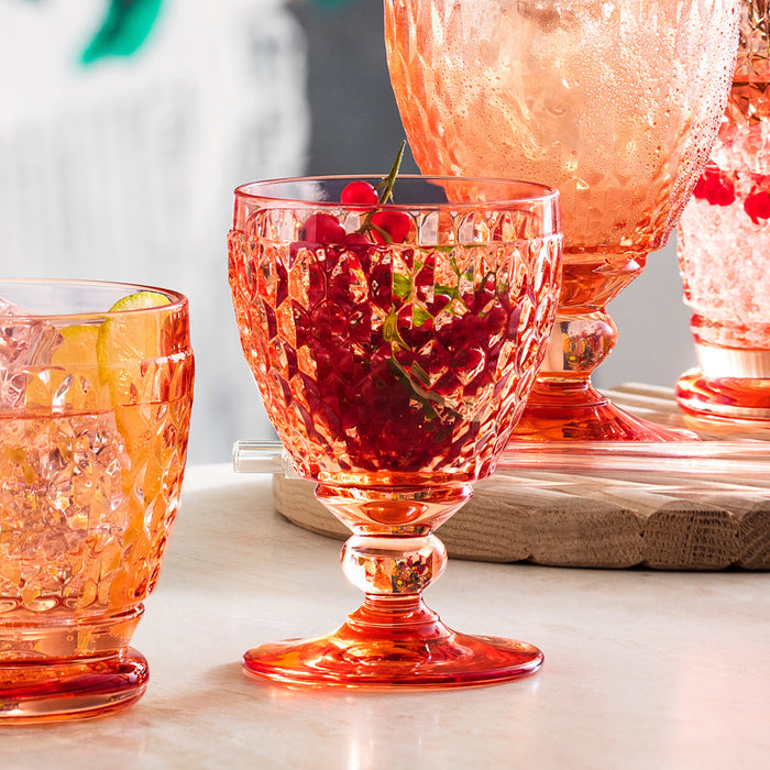Boston Apricot Red Juice Goblet 200 ml - Set of 4