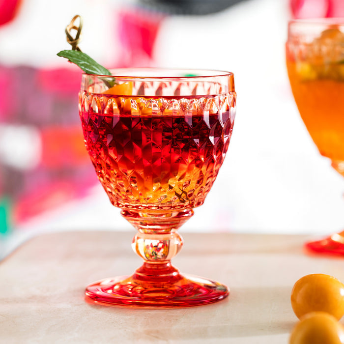 Boston Apricot Red Juice Goblet 200 ml - Set of 4