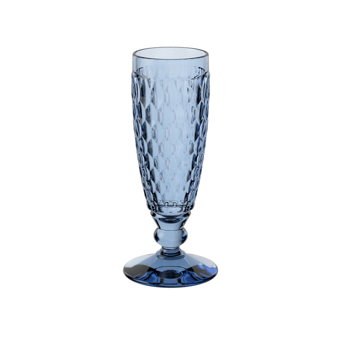 Boston Blue Bubbly Drink Flute 120 ml - Set of 4
