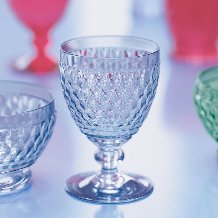 Boston Blue Red Juice Goblet 200 ml - Set of 4