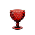 Boston Coloured Bubbly Drink Bowl Red 250 ml - Set of 4