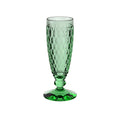 Boston Coloured Bubbly Drink Flute Green 120 ml - Set of 4
