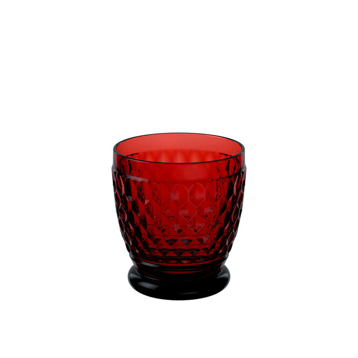 Boston Coloured Tumbler Red 200 ml - Set of 4
