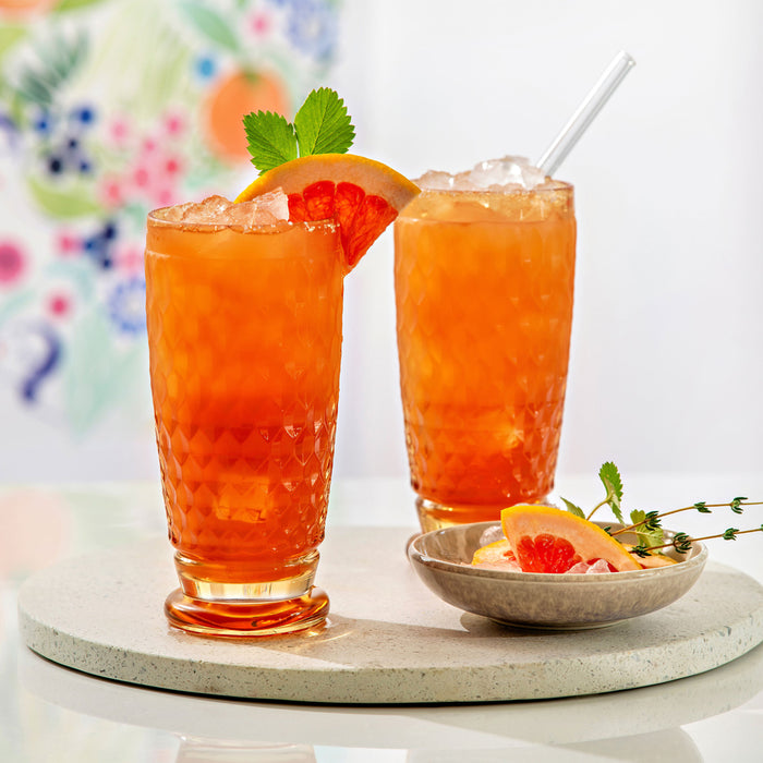 Boston Saffron Highball/Malt Beverage Tumbler - Set of 4