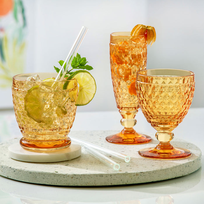 Boston Saffron Tumbler 200 ml - Set of 4