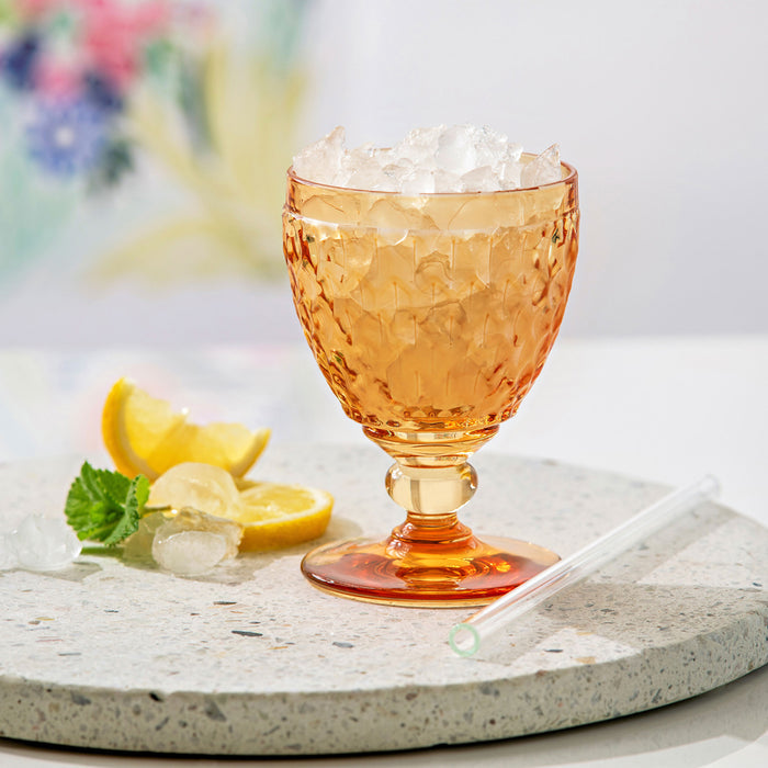 Boston Saffron White Juice Goblet 125 ml - Set of 4