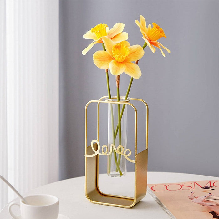 Boxy Test Tube Planter